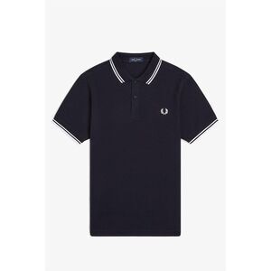 Fred Perry Mens Twin Tip Polo Shirt / Navy